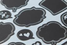 Blackboard stickers with speech bubbles - Item no. 9241